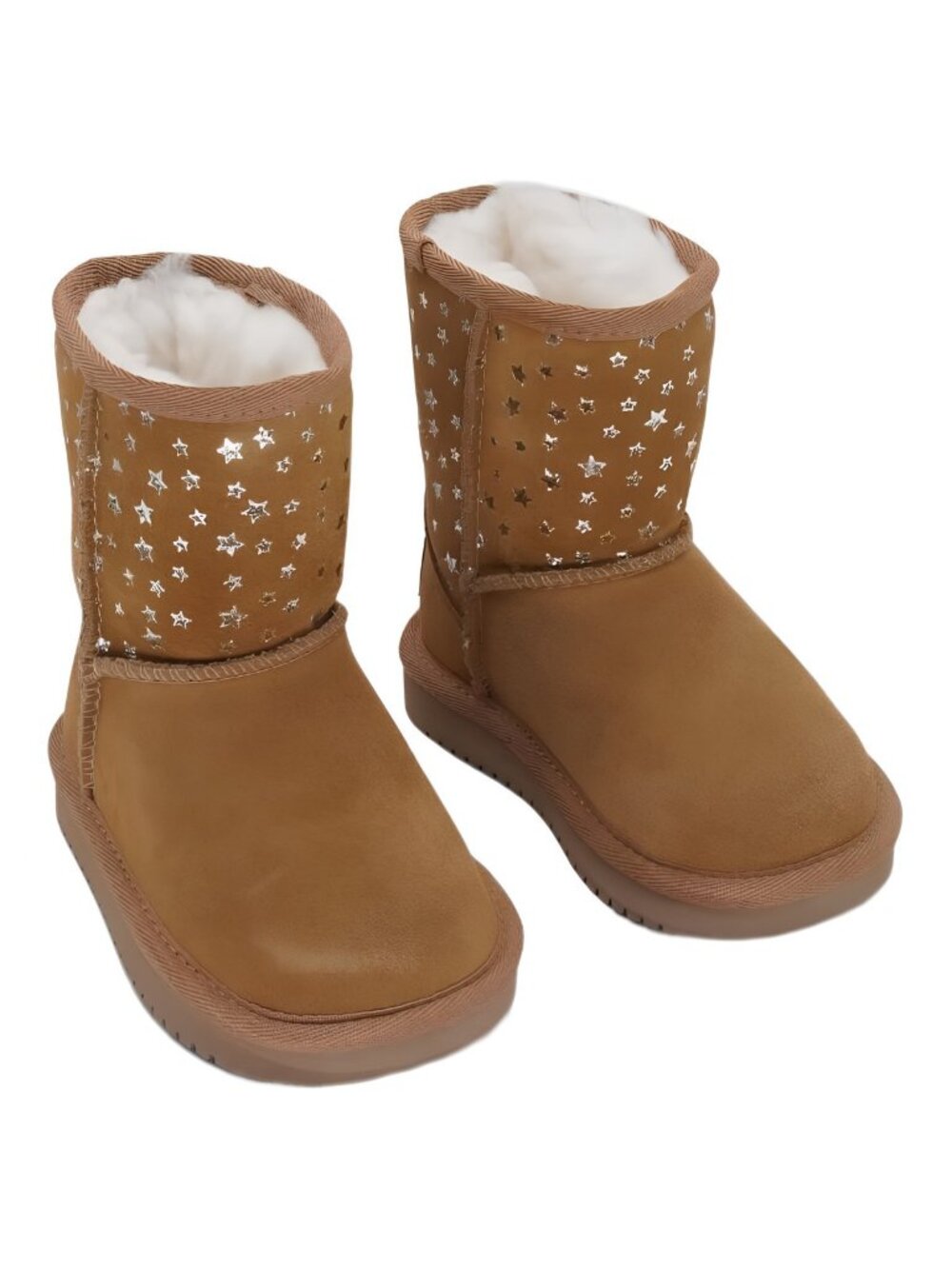 Koolaburra By UGG Kids Koola Short Stars Booties Original Chestnut Size 5